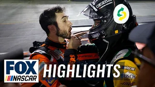 Chase Elliott and Kevin Harvick 'go at it' post-race at Bristol | NASCAR ON FOX HIGHLIGHTS