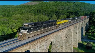 New York Susquehanna & Western Train SU-100 June 5th and 21st, 2022.