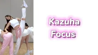 [Mirrored] Le Ssserafim - "Blue Flame" Dance Practice (Kazuha Focus)