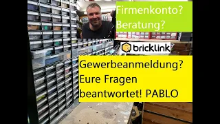 ✨BrickLink Q&A: Beratung vor Gewerbeanmeldung? Business Konto? 14qm LEGO BL Store mit 500€ Budget 🤑🔝