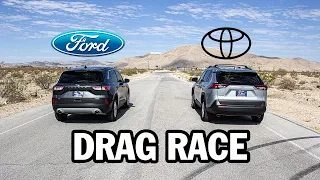 Ford Escape SE v Toyota RAV4 | DRAG RACE