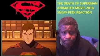 The Death Of Superman DC Animated Movie Sneak Peek Reaction & Review