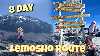 Full Documentary - Climbing Kilimanjaro Lemosho Route 8 Days... Absolute Craziness