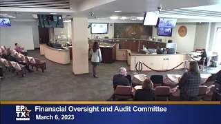 Financial Oversight Audit Committee 3-6-23