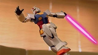 Gundam Rising - (MS vs MS SP1) Gundam Stop motion「コマ撮り」