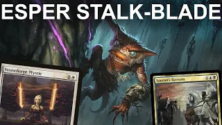 CLASSIC WITH A TWIST! Legacy Esper Stoneblade with Stalactite Stalker. Orcish Bowmasters MidrangeMTG