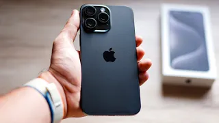 iPhone 15 Pro Max Black Titanium Unboxing: Accessories, Setup and More