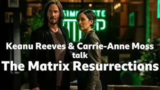 Keanu Reeves & Carrie-Anne Moss interviewed by Simon Mayo
