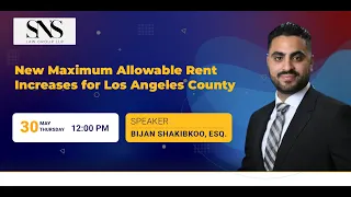New Maximum Allowable Rent Increases for Los Angeles County