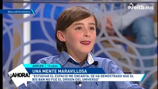 entrevista adrian niño superdotado