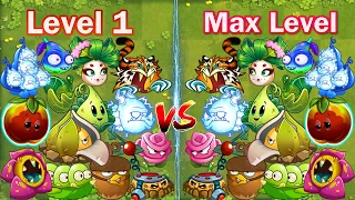 RANDOM TEAM PLANTS [ Level 1 vs Max Level ] - Which Team Plant 's Best? - Part 26