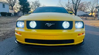 I Changed to LED Headlights & Fog Lights on My 2005 Mustang GT “Pac Man”