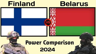 Finland vs Belarus military power comparison 2024 | Belarus vs Finland military power 2024