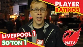 Liverpool 1  - 1 Southampton |  Chris's Player Ratings | Uncensored Match