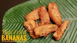 Thai Fried Bananas ll Crispy fried Thai Banana fritters ll Ep:69