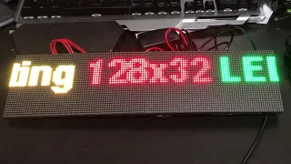 ESP32 + Dual 64x32 LED Matrix Panels