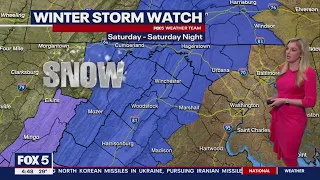 FOX 5 Weather forecast for Friday, January 5