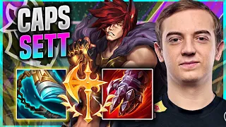 CAPS BRINGS BACK SETT MID! - G2 Caps Plays Sett MID vs Qiyana! | Season 11