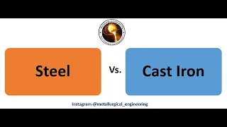 Steel  vs. Cast Iron