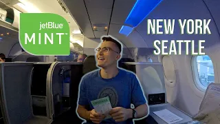 jetBlue MINT - America's Most Refreshing Premium Product? 6 Hours on the A321 from NYC to Seattle