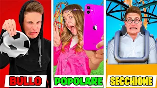 3 TIPI DI AMICI AL PARCO GIOCHI! *BULLO vs SECCHIONE vs POPOLARE*