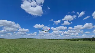Кацане на летище Благоево/Blagoevo airport (LBBL) - glider landing.
