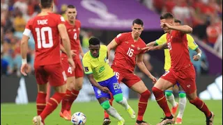 Vinicius Junior vs Serbia HD 1080p World Cup 2022 | 24/11/2022