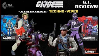 GI Joe Classified Series Franklin "Airborne" Talltree & Techno Viper "Good Guy/Bad Guy Overview