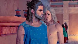 Assassin's Creed Odyssey - Alkibiades Romance Scene (Gay Man) Alexios