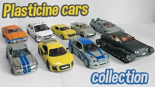 My Plasticine clay cars collection, made do it yourself