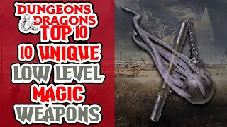 10 Must-Have Low-Level Magic Weapons for Your D&D Adventure 🎲✨