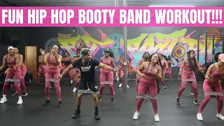 Fun Hip Hop Booty Band Workout | Hip Hop Home Glute Workout