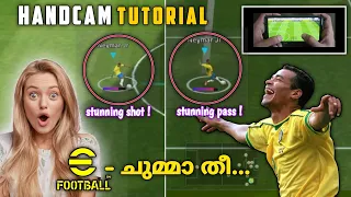 Learn Stunning shots and passes in 2 minutes|How to perform stunning balls in EFootball 2022?|