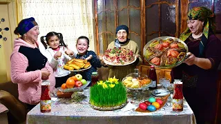 We Shopped and Prepared Different Recipes for NEVRUZ Holiday | Village Life Vlog