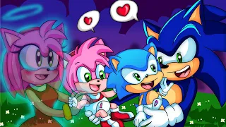 Sonic  & Amy - Amy  Is A Ghost - Sonic  BABY IS SO SAD WITH FAMILY...