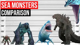 Biggest Sea Monsters | Size Comparison | PART 1