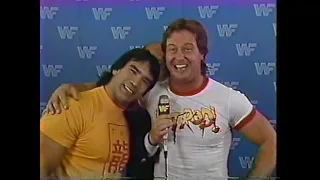 Roddy Piper and Ricky Steamboat Promo on 6-Man Tag Team Match (03-14-1987)