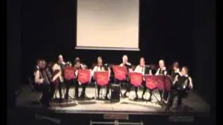 The Norwich accordion band plays "Heinzelmannchens Wachtparade"