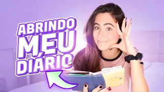 ABRI meu DIÁRIO e revelei meu SEGREDO...