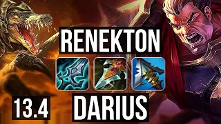 RENEKTON vs DARIUS (TOP) | 1900+ games, 2.1M mastery, 10/3/7 | KR Challenger | 13.4