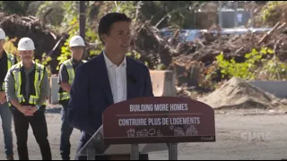PM Justin Trudeau makes a housing announcement in Vancouver – September 6, 2022