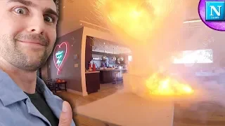 Almost Burned Down David Dobrik's House!  | Nickipedia