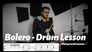 Bolero - Drum Lesson