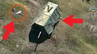 Horrifying Moments! How Ukrainian Drones Destroy Russian Troops on Top of Tanks Near Avdiivka