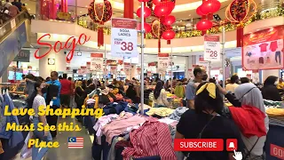 Sogo Mall 🇲🇾 Best Place for shopping with best price and value of products in Kuala Lumpur.