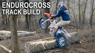 Building an Endurocross Track in the Woods