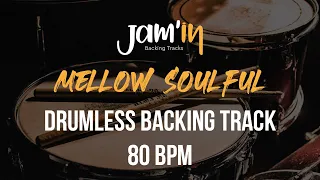 Mellow Soulful Drumless Backing Track 80 BPM