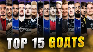 TOP 15 GOATS IN DOTA 2 HISTORY