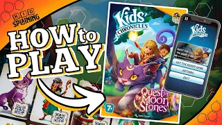 How to Play Kids Chronicles: Quest for the Moon Stone | Board Game Tutorial