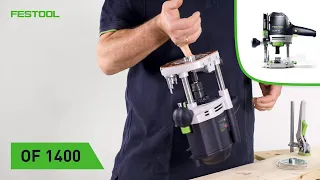 The OF 1400 and its accessories (Festool TV)